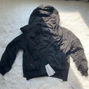 Athleta Black Point Reyes Bomber II (2) Jacket 986264 Size XL Athleisure NWT